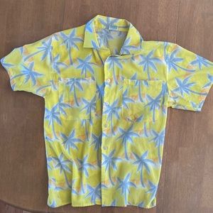 Medium Tropicana Aloha Shirt - Yellow